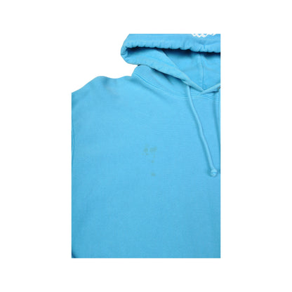 Champion Reverse Weave Hoodie Sweater Blue Large