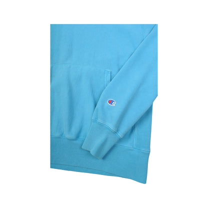 Champion Reverse Weave Kapuzenpullover Blau Groß