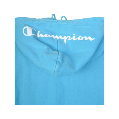 Champion Reverse Weave Hoodie Sweater Blue Large