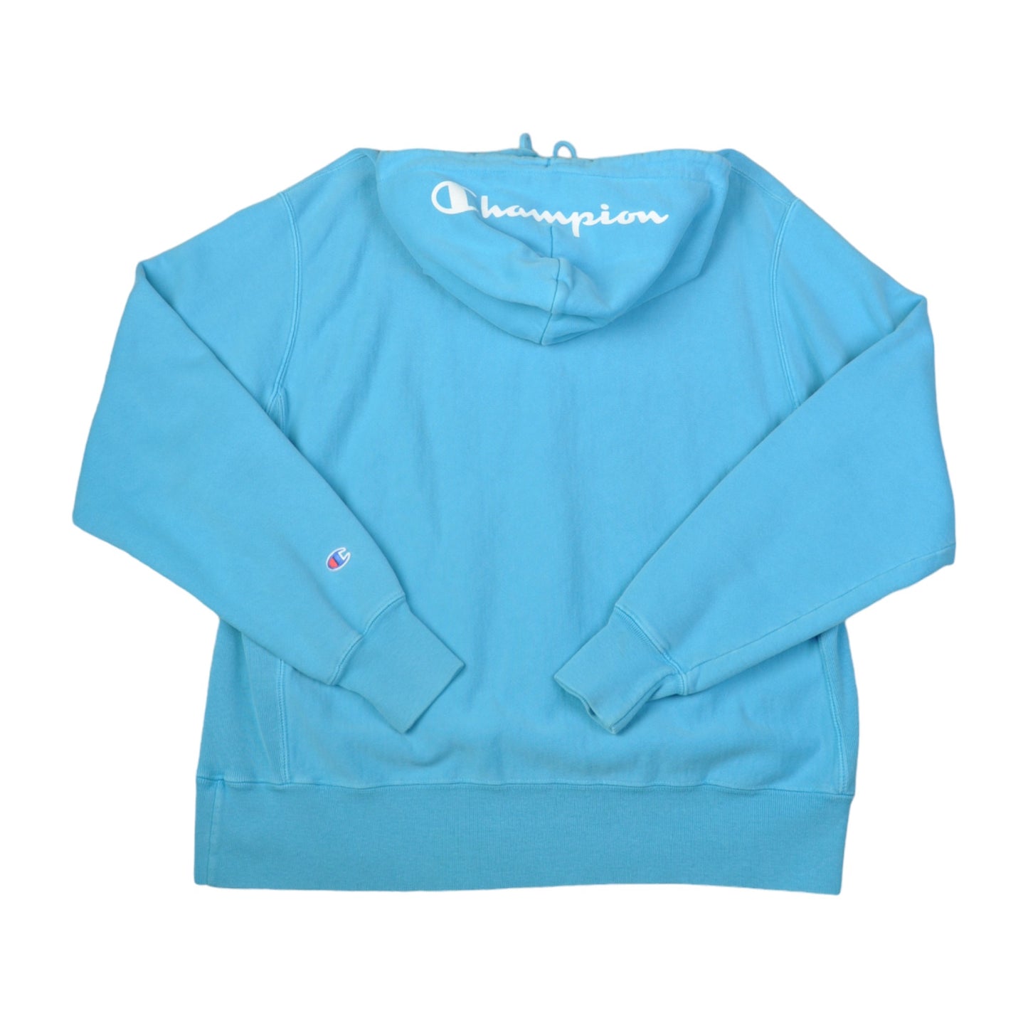 Champion Reverse Weave Kapuzenpullover Blau Groß