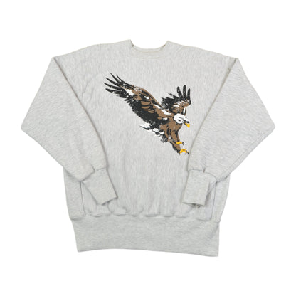 Eagle Printed Sweatshirt Grey