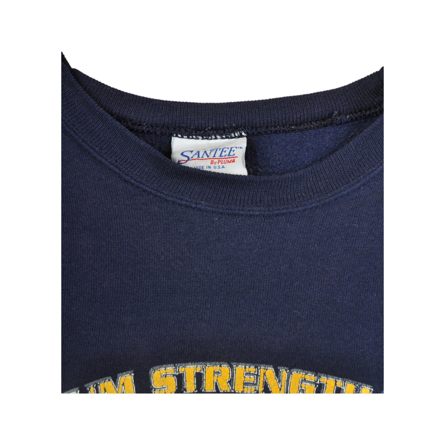 Vintage Wolverines Sports Sweatshirt Navy XL