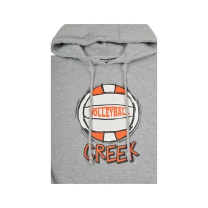 Vintage Pennant Creek Volleyball Hoodie Sweatshirt Grey Medium