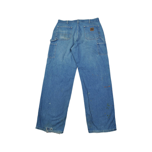 Vintage Carhartt Carpenter Denim Jeans Blue W36 L32