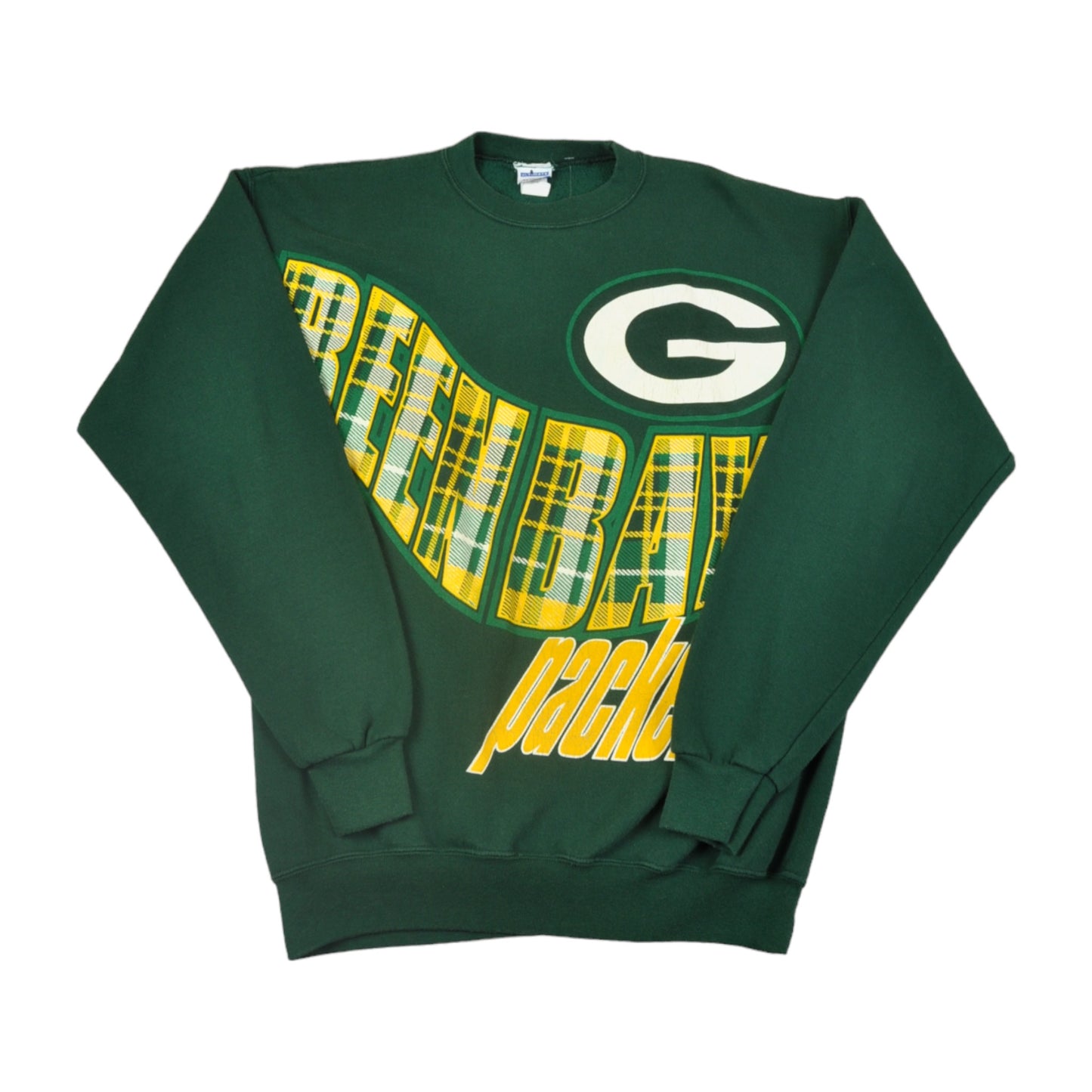 Vintage NFL Green Bay Packers Sweatshirt Green Large