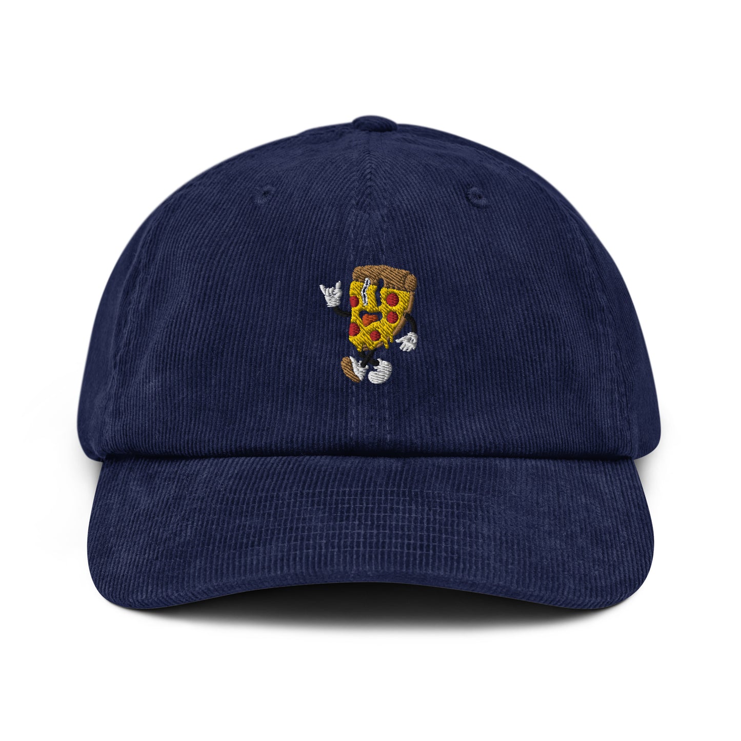 Corduroy Cap Pizza Face Navy