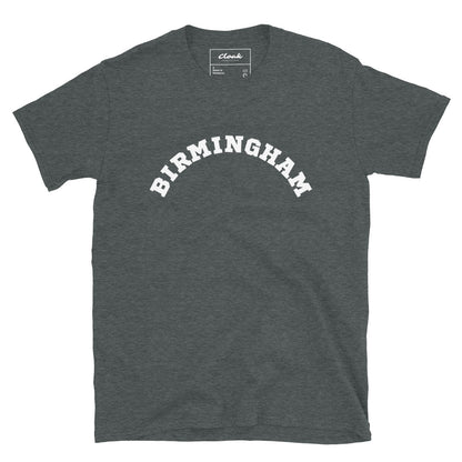 Birmingham Varsity bedrucktes T-Shirt, Dunkelgrau (S-XXXL)