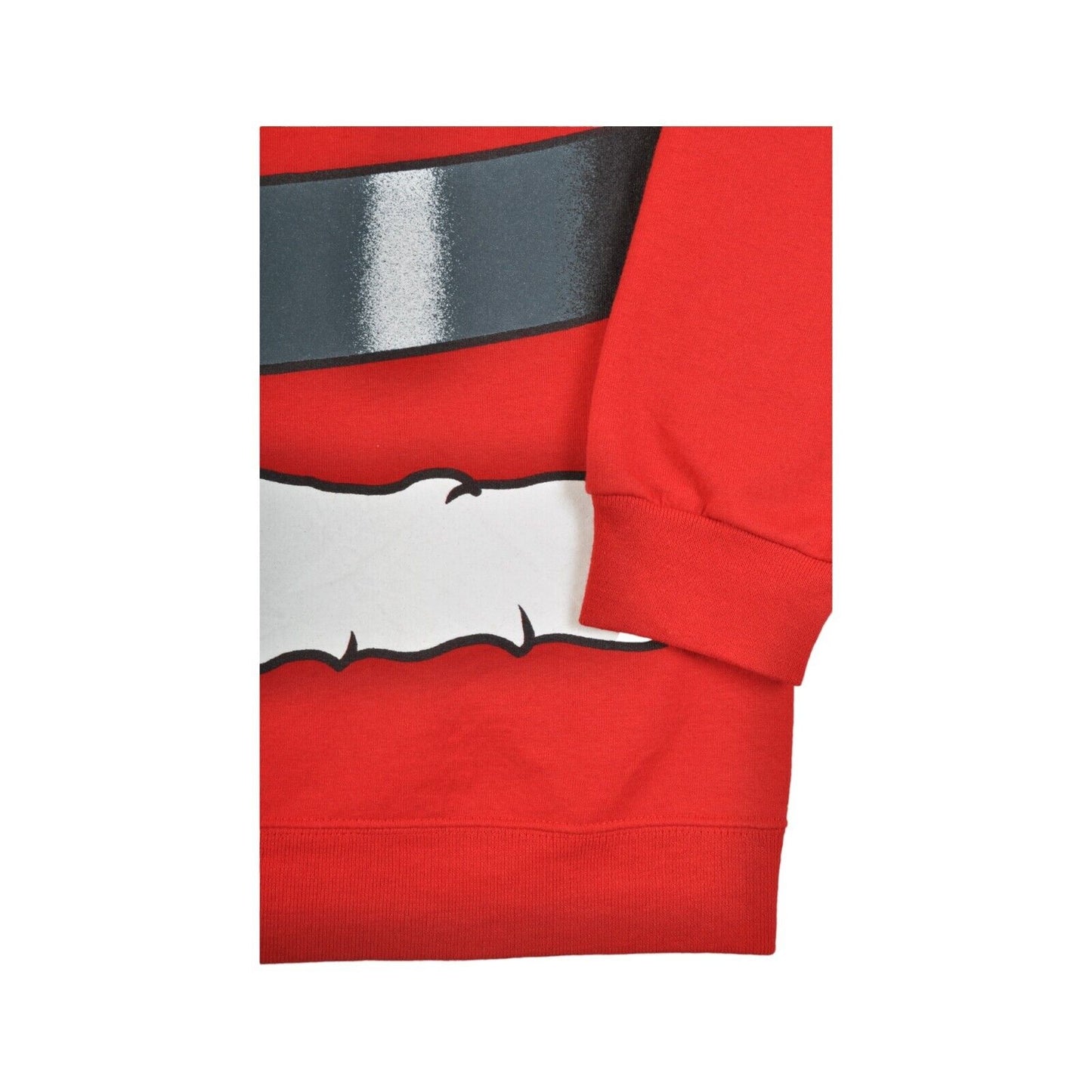 Vintage Weihnachts Sweatshirt Weihnachtsmann Kostüm Rot XL